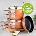 thumbnail image 3 of Gotham Steel Cookware Set Stackmaster 10 Pcs, 3 of 5