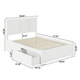 thumbnail image 7 of Madison Platform Bed with Flat Panel Foot Board and 2 Urban Bed Drawers in Multiple Colors and Sizes, 7 of 7