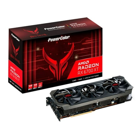 PowerColor Red Devil AMD Radeon RX 6700 XT Gaming Graphics Card with 12GB GDDR6 Memory, Powered by AMD RDNA 2, Raytracing, PCI Express 4.0