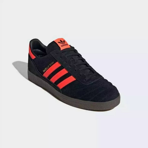 II0006 Adi - das Originals Gazelle Team Core Black Solar Orange Footwear (Men's)