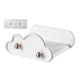thumbnail image 3 of Wall Hanger Hooks,coat bag handbag wall hanger hooks heavy duty,hanging storage rack wall mount punch free,modern wall mounted clothes belts organizer hook,hat backpack wall hanger bedroom Sunnimix none, 3 of 8