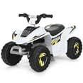 thumbnail image 3 of CIPACHO 6V Kids Electric ATV, 4 Wheels Ride-On Toy, ATV for Kids Ages 4-8, White, 3 of 8