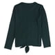 thumbnail image 2 of INC Blusa con lazo en el frente para mujer, verde, grande, 2 of 2