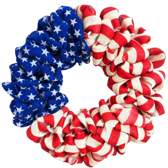 4th of July Patriotic Wreath, 250th Anniversary Memorial Wreaths 3D Eagle Wreaths for Front Door, Independence Day Red White and Blue Wreath Memorial Day Decorations