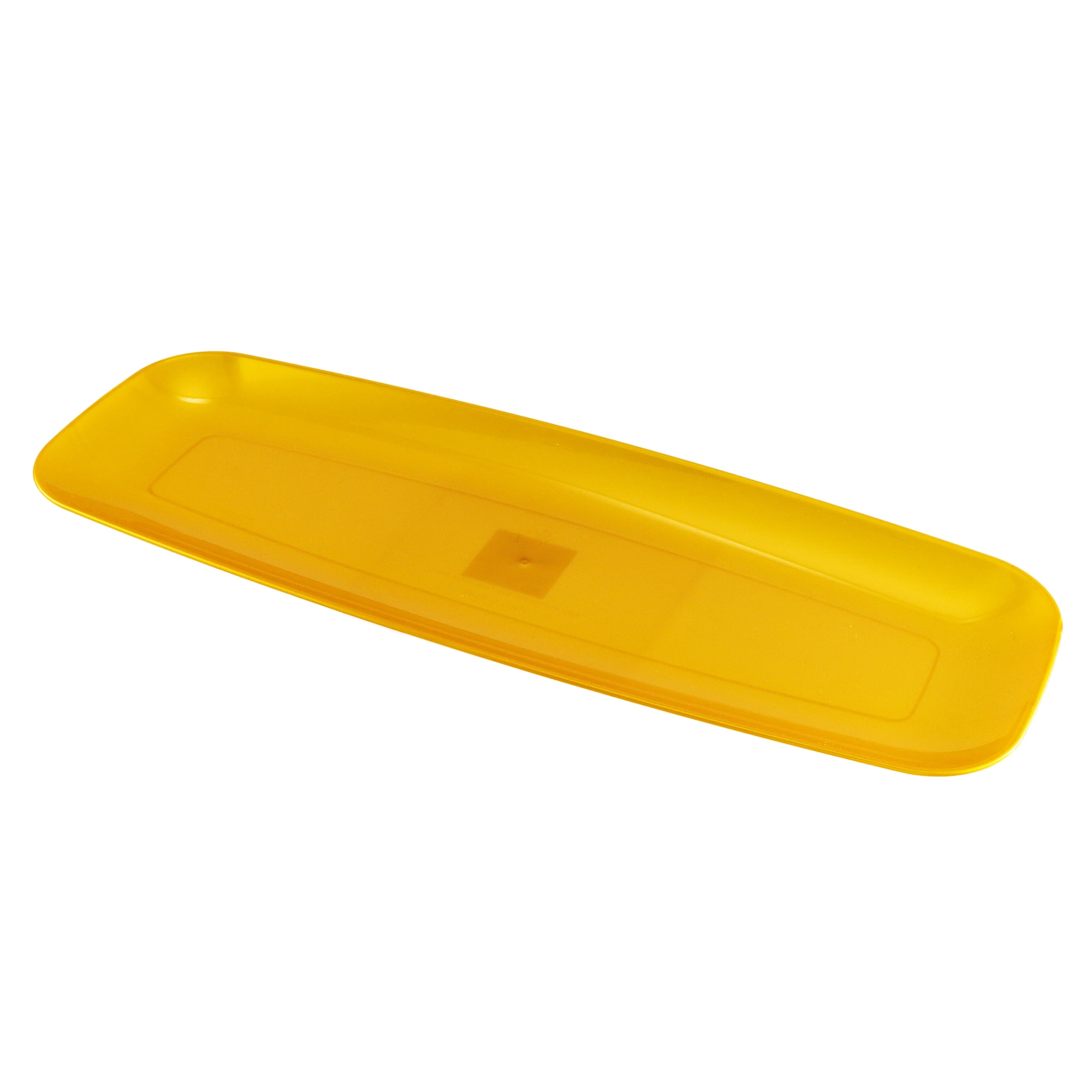 17.5 x 6.5 IN Gold Plastic Food Platter, Party Plate, by Way To Celebrate