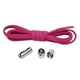 thumbnail image 3 of Cordones elásticos sin nudos, 2 unidades, semicirculares, universales. Rosa roja, 3 of 9