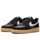 thumbnail image 1 of Ni&ke Air Force One Low Top Black Sneakers White Swoosh Shoes Trainers Men Size, 1 of 1