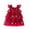 w-Red529298, variant on Hifoo Toddler Girls Fly Sleeve Christmas Dress Santa Xmas O-Neck Holiday Dance A-Line Party Dresses Trendy Kids Sundress