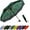 Green peacock, variant on Compact Travel Umbrella - Windproof Auto Open/Close, Small Folding Umbrella for Rain - Lightweight & Durable with Fiberglass Frame, Waterproof Canopy - Fits Backpack, Purse, Suitcase. (Black)