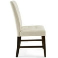 thumbnail image 3 of Modway Promulgate Biscuit Tufted Upholstered Fabric Dining Chair Set of 2 in Beige, 3 of 7