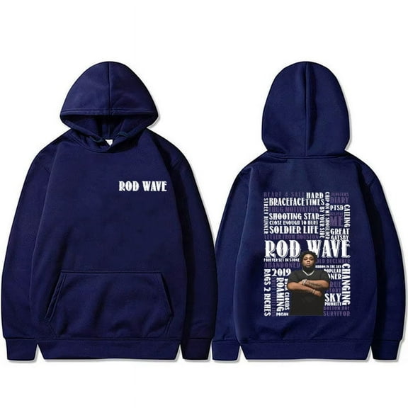 Rapper Rod Wave Merch Hoodie Last Lap 2025 Tour Album Men Women Retro Harajuku Pullover Sweatshirt Casual Fashion Clothing Oversized Hooded