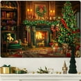 thumbnail image 5 of Sevenstars Christmas Tapestry Xmas Tapestry Fireplace Wall Hanging for Room Decor,59.1" x 82.7", 5 of 6