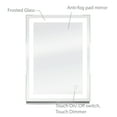 thumbnail image 2 of Dyconn Faucet Edison Tri-Color Horizontal/Vertical Wall Mounted Backlit LED Bathroom Vanity Mirror with Touch ON/OFF Dimmer & Anti-Fog Function (24"W X 34"H), 2 of 8