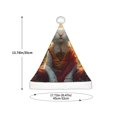 thumbnail image 3 of Fuzoiu Sunshine Flower Meditating Cat Print Santa Hat Christmas Hat for kids,Santa Hats with Pompom, Unisex Xmas Holiday Hat for Christmas New Year Festive Party Supplies, 3 of 6