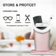thumbnail image 5 of Fintie Plush Lined Eyeglasses Holder - PU Leather Protective Eyeglass Holder Stand Case,Rose Gold, 5 of 6