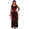 thumbnail image 2 of Dark Beauty Women Vampire Gothic Red Riding Hood Halloween Costume-Std, 2 of 2