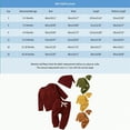 thumbnail image 3 of Towmus Toddler Baby Boy Fall Winter Clothes Corduroy Outfits Casual Solid Color Pullover Sweatshirt Tops Pants Hat 3Pcs Sets, 3 of 7
