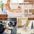 thumbnail image 3 of 4Pcs Baby Diaper Caddy with Dividers Portable Felt Diaper Caddy Organizer with Handle Practical Baby Diaper Basket Diaper Organizer Nursery Organizer Caddy for Home Car, 3 of 10