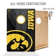 thumbnail image 4 of YouTheFan NCAA Iowa Hawkeyes 2' x 3' Cornhole Game No Bags, 4 of 5