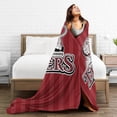 thumbnail image 5 of Campbellsville A University Fleece Blanket, Very Soft Microfiber Flannel Blanket for Couch Warm and Cozy for All Seasons, Black, 5 of 6