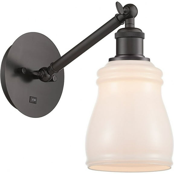 317-1W-OB-G391-LED-Innovations Lighting-Caledonia - 1 Light Wall Sconce In Industrial Style-11.38 Inches Tall and 5.3 Inches Wide Oil Rubbed Bronze