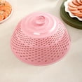 thumbnail image 4 of pstuiky Hollow Vegetable Cover Plastic Bowl Covers Plastic Cover For Dining Table Plastic Food Plastic Food Umbrella Food Plates Net Food Wrapping Cover Steak Protector Sale, 4 of 6