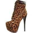 thumbnail image 2 of Breckelles Women Blazer-11 Boots 39221-6.5B(M)US Leopard, 2 of 6