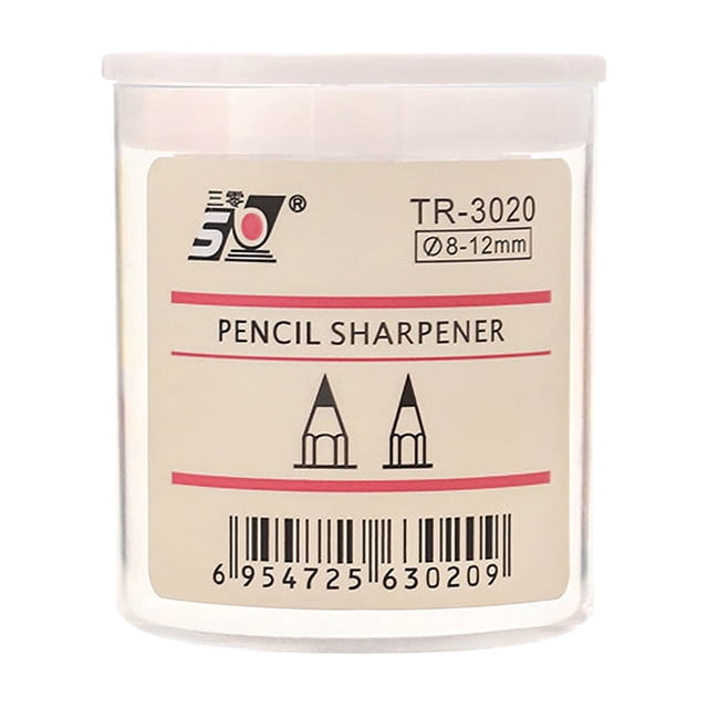 Portable Pencil Sharpener Double Hole Pencil Sharpener Student Circular Pencil Sharpener Triangular Pencil Children's Portable Pencil Sharpener