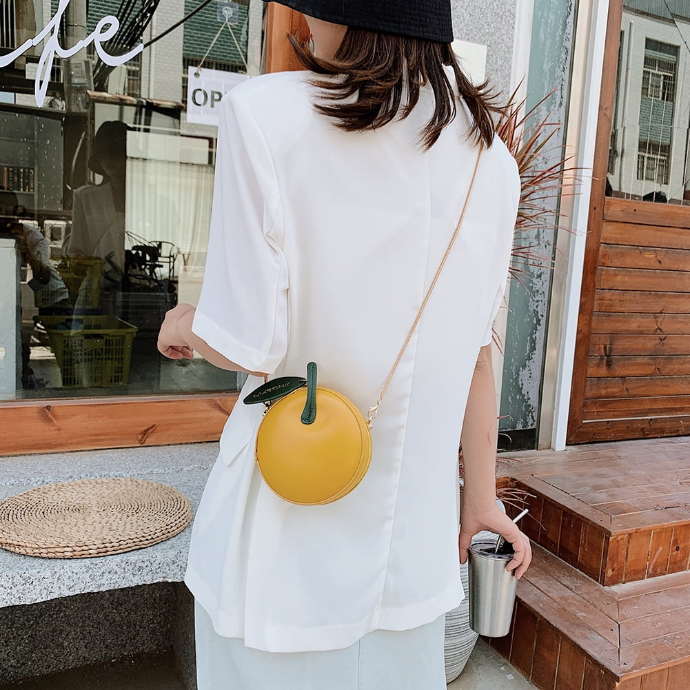 Fashionable Shoulder Crossbody Bag With Apple Shape Design | SHEIN
