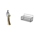 thumbnail image 1 of Escultura De Dama Tribal Vintage Para Escritorio, Armario, Dormitorio, Regalo De Inauguración De La Casa Con Estantes Flotantes, Organizador De Pared De Metal Para Baño, Cesta De, 1 of 8