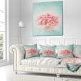 thumbnail image 3 of Designart Pink Tulips in Vase Photography - Floral Throw Pillow - 18x18, 3 of 5