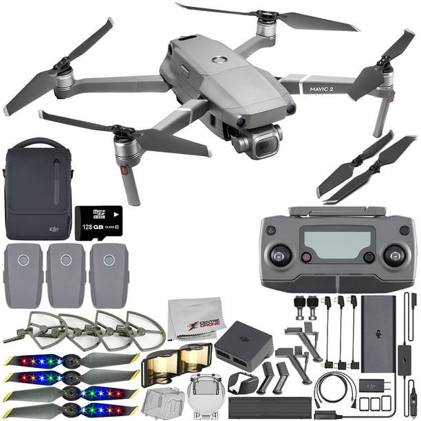 DJI Mavic 2 Pro Drone Voler Plus Kit Combo 128GB LED Bundle