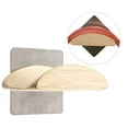 thumbnail image 4 of TUIBELYN Creative Wall Headphone Hanger Wooden Headset Hooks Adhesive Headset Storage Hook, 4 of 8