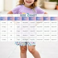 thumbnail image 3 of ZhuoLiL Toddler Girls Sets Size 5T Girls And Boys Summer Short Sleeve Round-Neck Blouses And Casual Shorts Baby Sport Suit Shorts（3-8Y）, 3 of 7