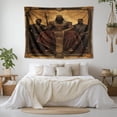 thumbnail image 7 of The Power of Black Kings Wall Tapestry for Bedroom by DC | African American Tapestry Wall Hanging & Aesthetic Decor for Dorm, Living Room, Picnic & Home | 45"x60", 7 of 7