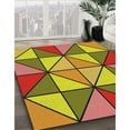 thumbnail image 3 of Ahgly Company Machine Washable Indoor Rectangle Transitional Brown Red Area Rugs, 2' x 3', 3 of 7
