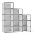 thumbnail image 2 of DJN Up to 30% Off Home Textile Storage Shoe Organizer Closet Fits Size 11 Plastic Stackable Sneaker Container Entrance Space Saving Shoe Rack Organized Instead Of Drawer Plastic GY2 One Size, 2 of 6