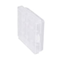thumbnail image 5 of Uxcell AAA/AA Soporte para Baterías de 4 Celdas, Caja de Almacenamiento de Baterías Portátil, Contenedor Protector Transparente, 5 of 5