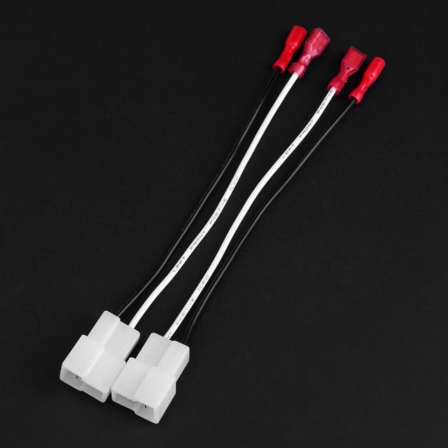 1 par de adaptador de arnés de conector de altavoz de coche para Audi para Ford Mazda Kia Ndcxsfigh Accesorios para autos y motos