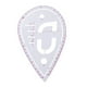 thumbnail image 1 of Regla de posicionamiento de botones multifuncionales Buenas resistencias Convenientes Varios estilos DIY Transparente Exquisito Reglas de acolchado Inevent HA060361-00, 1 of 6