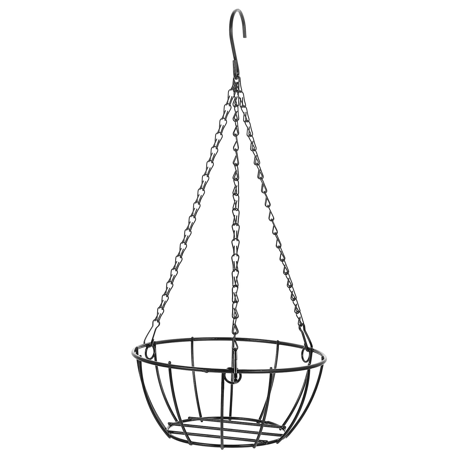 Hanging Planter Basket Flower Balcony Holder Pot Railing Plant Metal