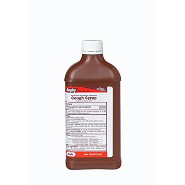 3 Pack Rugby Guaifenesin Cough Syrup Alcohol Free Expectorant 1 Pint