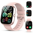 thumbnail image 1 of Montre Intelligente pour Android et iPhone, Montre Intelligente Étanche IP68 pour Femmes et Hommes avec Plus de 100 Modes Sportifs, Traqueur de Mise en Forme de 1,91 Po, Montre Intelligente avec Appel Bluetooth (Répondre/faire des Appels), pour Cadeau Pink, 1 of 5