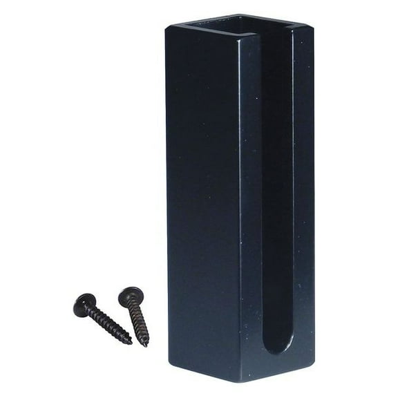 Retracta-Belt Wall Mount Receiver,3 1/2"H,Black HDRE