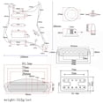 thumbnail image 4 of Pickup precableado perfke 3 Pliegues SSH Y licencia Posterior Para Guitarra Eléctrica ST Golpeador precableado cargado, 4 of 9