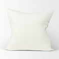 thumbnail image 3 of Mercana Jayden Cream W/ Black Print Linen Square Decorative Pillow Cover, 3 of 8