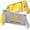 Yellow, variant on Grip Case for Nintendo Switch Lite, Ergonomic Protective Cover, Anti-Slip Handles, Vented Back, Lightweight, Precise Cutouts - Black