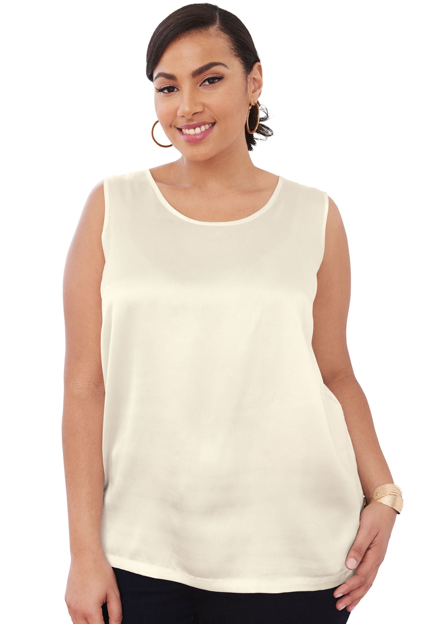 ivory plus size blouse