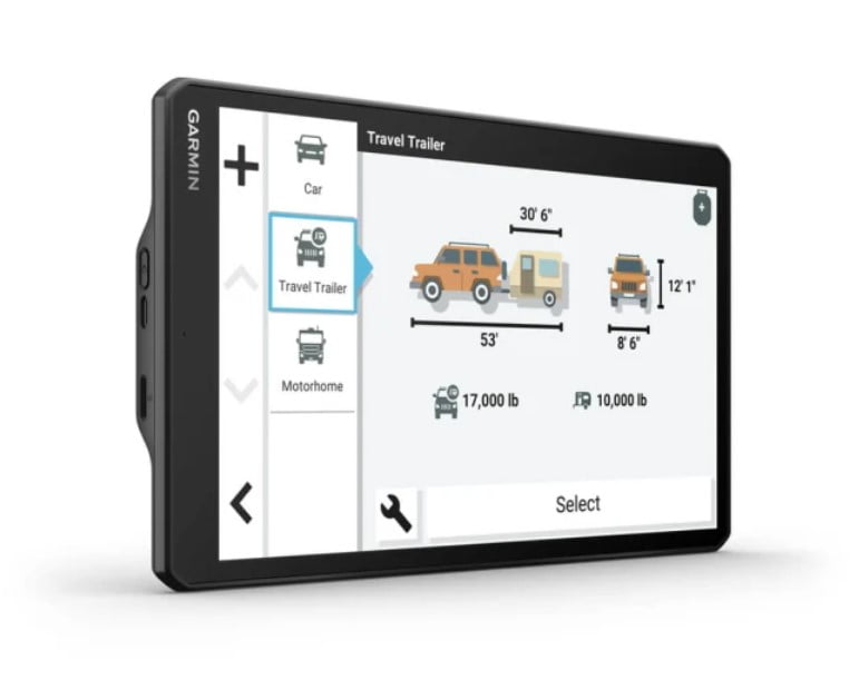 Garmin RV 1095 10-Inch GPS RV Navigator with Custom Routing Bundle