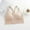 Beige, variant on Fewfanhot Women's Trendy Sports Bra Wireless Seamless Racerback Yoga Workout Shockproof Bralettes with Removable Pads